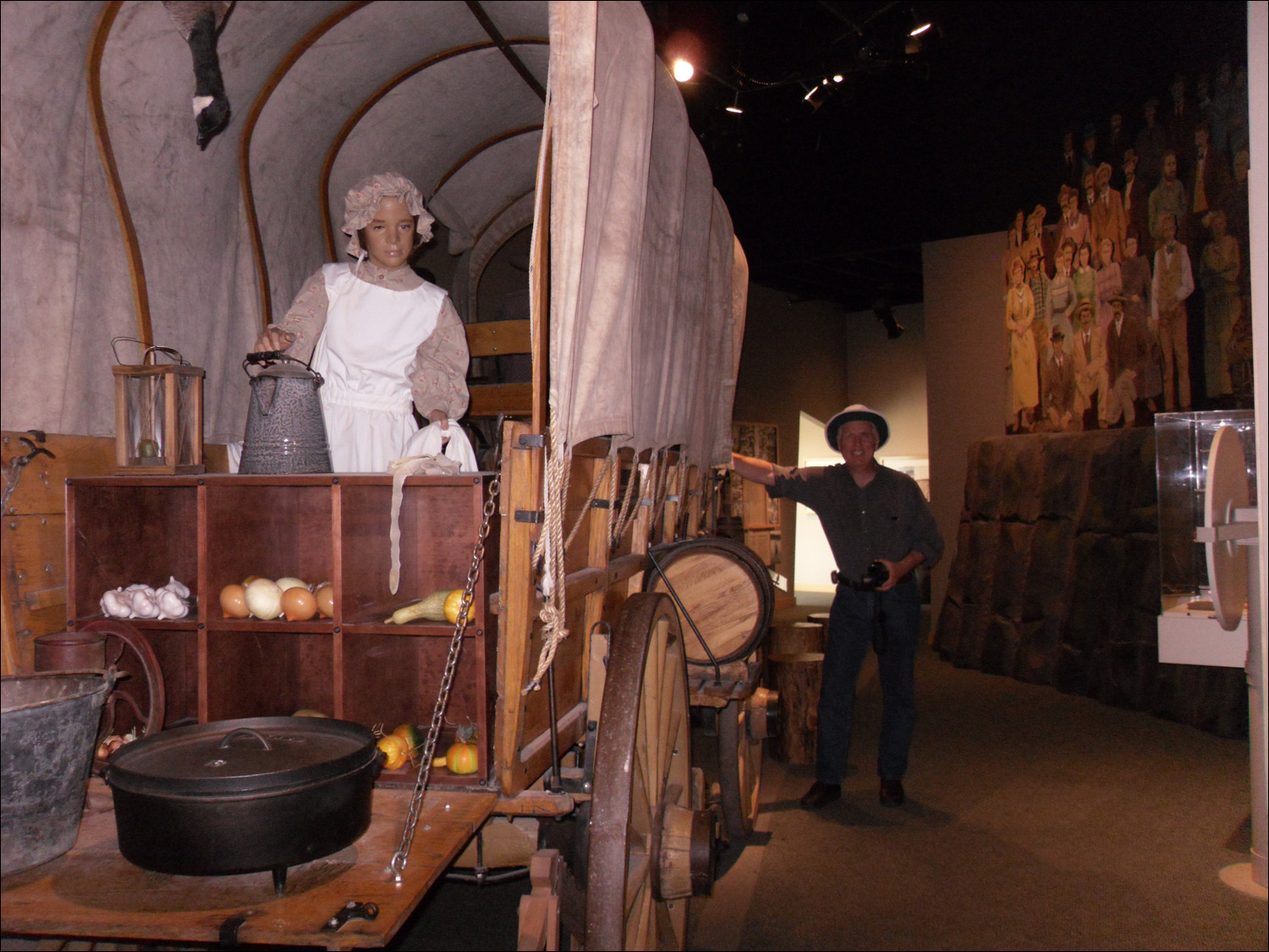 Displays @ the Oregan Trail History & Education Center in the Three Islands Crossing State Park